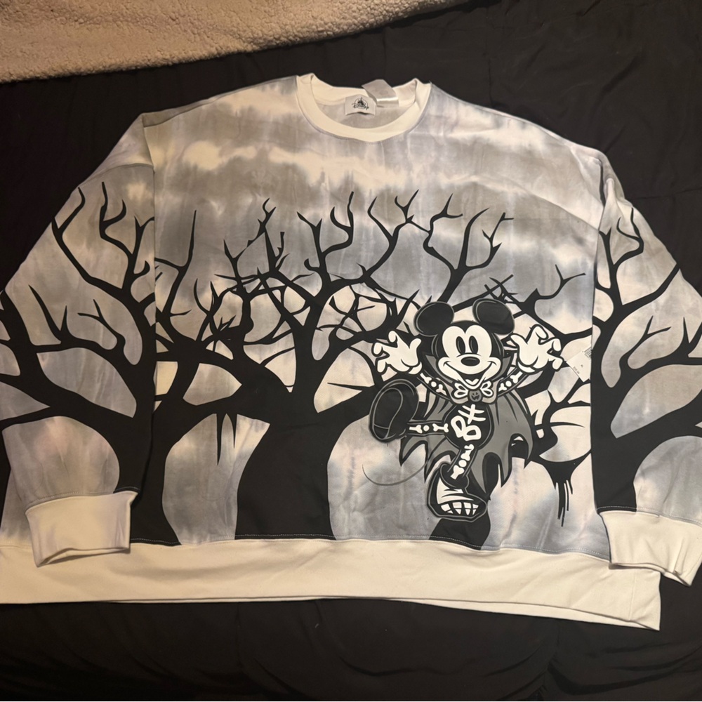 Disney White Crew Neck Shirt